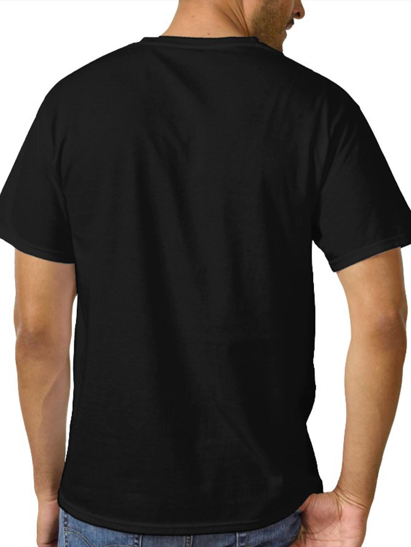 thumbnail image 3 of Funny 'Don't Bite Your Hands' Graphic Tee - Soft Cotton, Crew Neck, Casual Fit for Men, 3 of 7