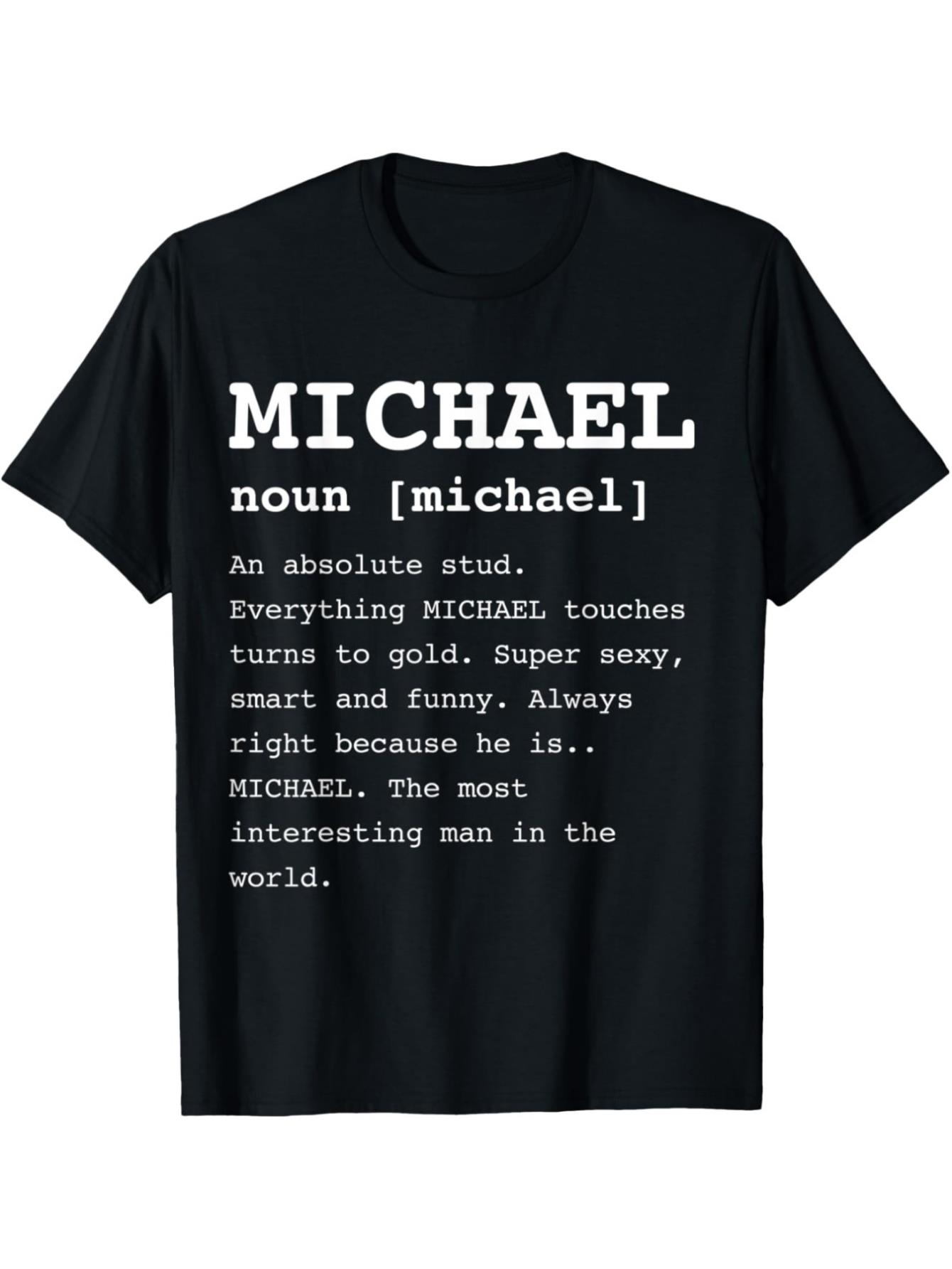 thumbnail image 2 of Mike's Humor: Men's Funny Michael T-Shirt - Perfect for Anyone Named Mike, Casual & Outdoor Wear, Cotton Blend, Breathable & Stretchy Fabric, 2 of 6