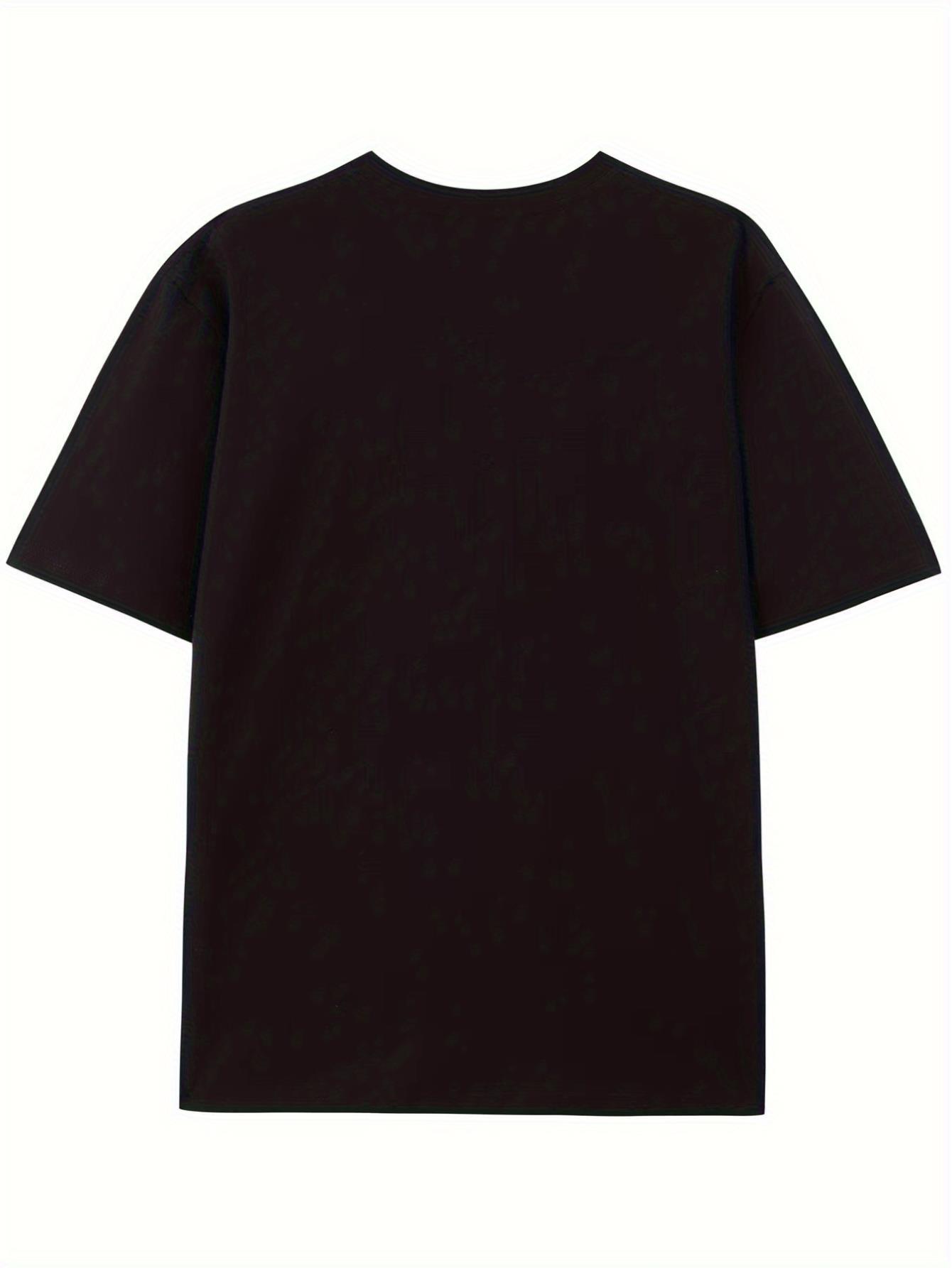 thumbnail image 2 of Camiseta cruzada con estilo para hombre - Camiseta casual de manga corta con cuello redondo - Ligera y cómoda para aventuras al aire libre - Ropa ideal para hombre, 2 of 5