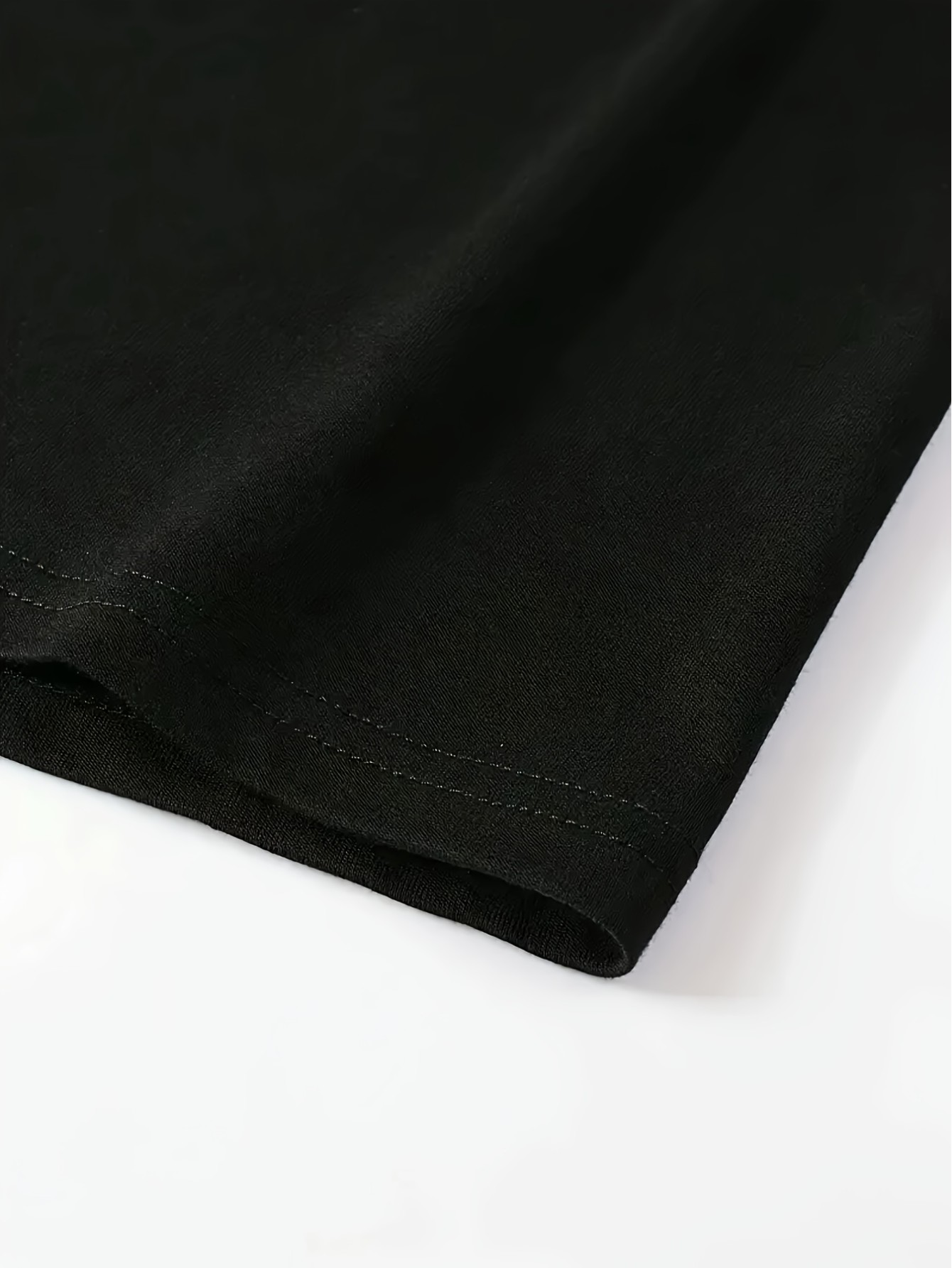 thumbnail image 5 of Men'S Casual Crew Neck T-Shirt, 100% Polyester Knit Fabric, Regular Fit, Short Sleeve, with Crescent Moon Graphic, for Daily & Weekend Casual Wear, 5 of 6
