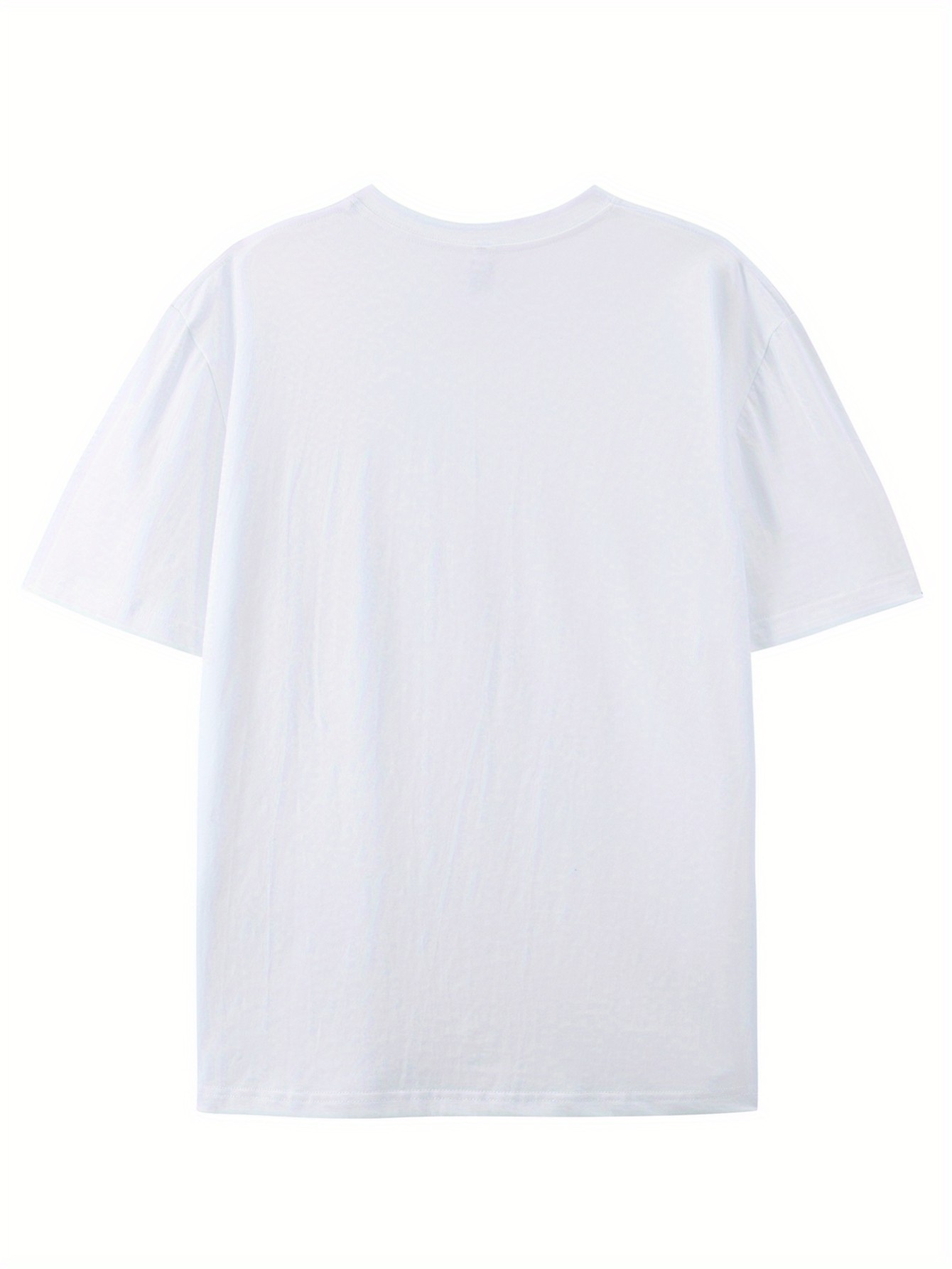 thumbnail image 2 of [New Cotton T-Shirt] 2025 New Pure Cotton 6-Color Optional Men's Printed T-Shirt, Short Sleeved, Round Neck Pullover Trendy Retro Hip-Hop Street Casual Style, Suitable for Outdoor, Party, Work, Sport, 2 of 4