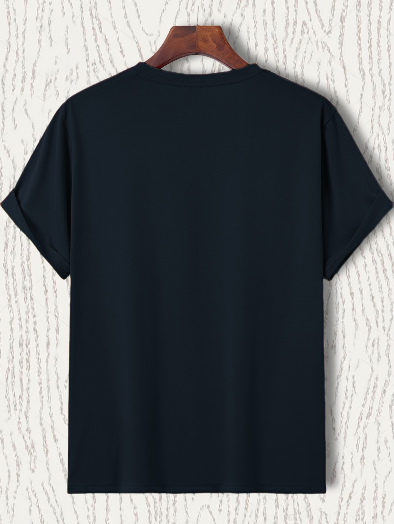 thumbnail image 2 of Polyester Slight Stretch Crew Neck Fishing Theme Casual T-Shirt with Rodfather Print for Men - Summer Wear, 2 of 5