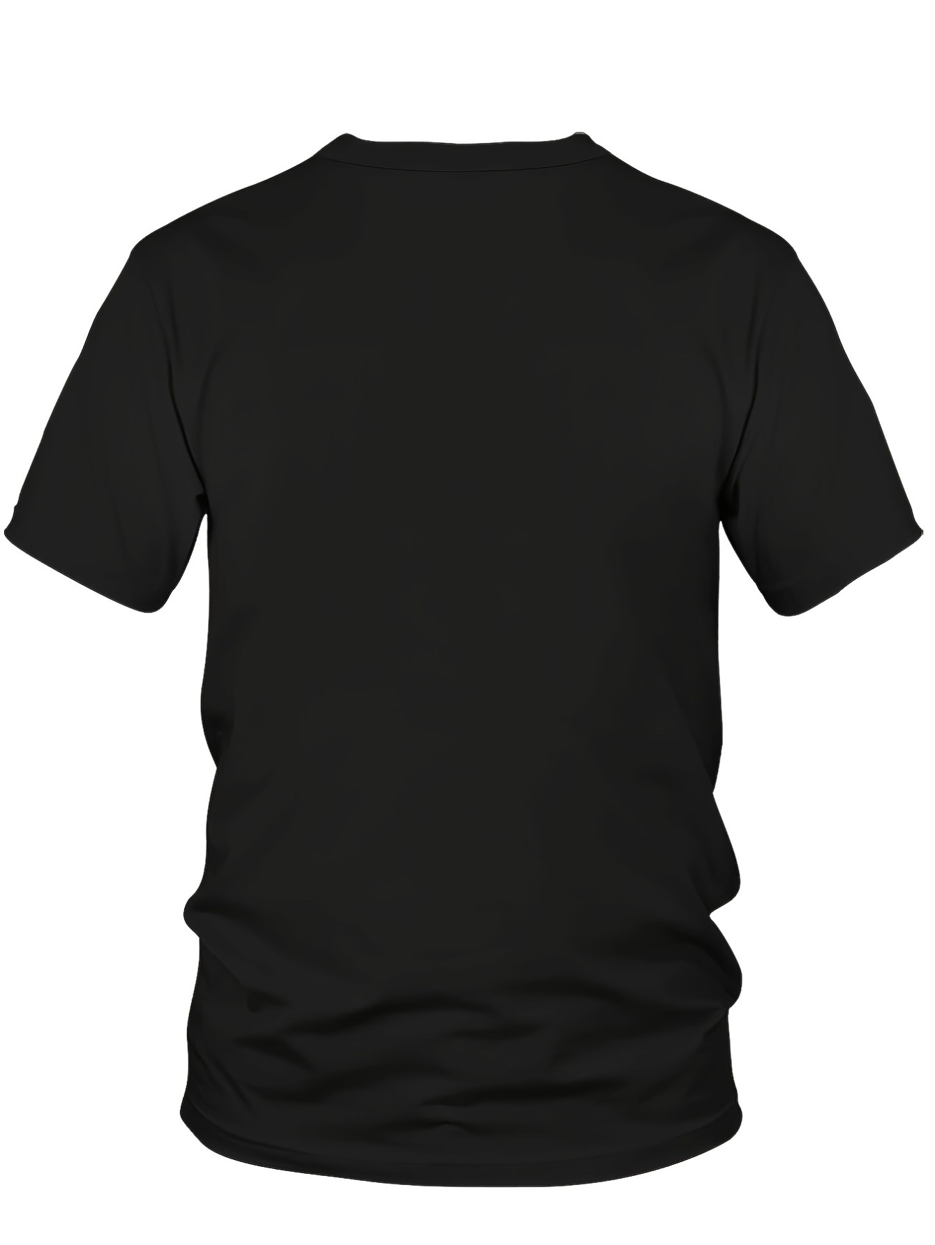 thumbnail image 3 of Plus Size Casual Sports T-Shirt - Crew Neck Polyester Knit with Slight Stretch, Regular Fit Graphic Tee - "Shit I Don't Have Time For" Print, 3 of 4