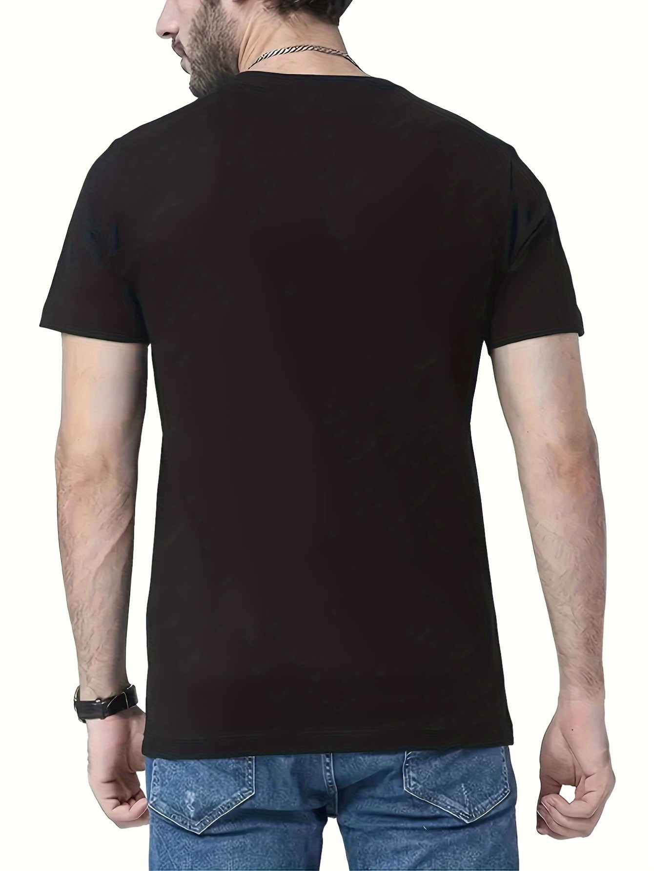 thumbnail image 2 of Camping Crew Print T Shirt, Tees For Men, Casual Short Sleeve T-shirt For Summer, 2 of 5