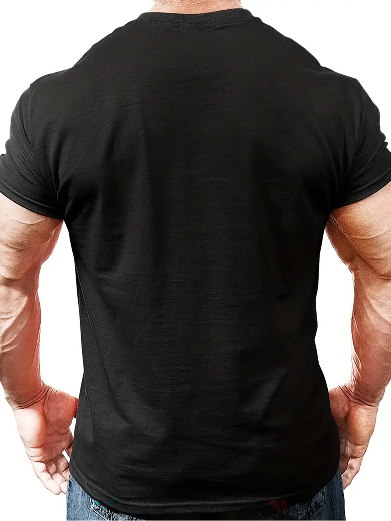 thumbnail image 2 of Freedom Print T Shirt, Tees For Men, Casual Short Sleeve T-shirt For Summer, 2 of 5