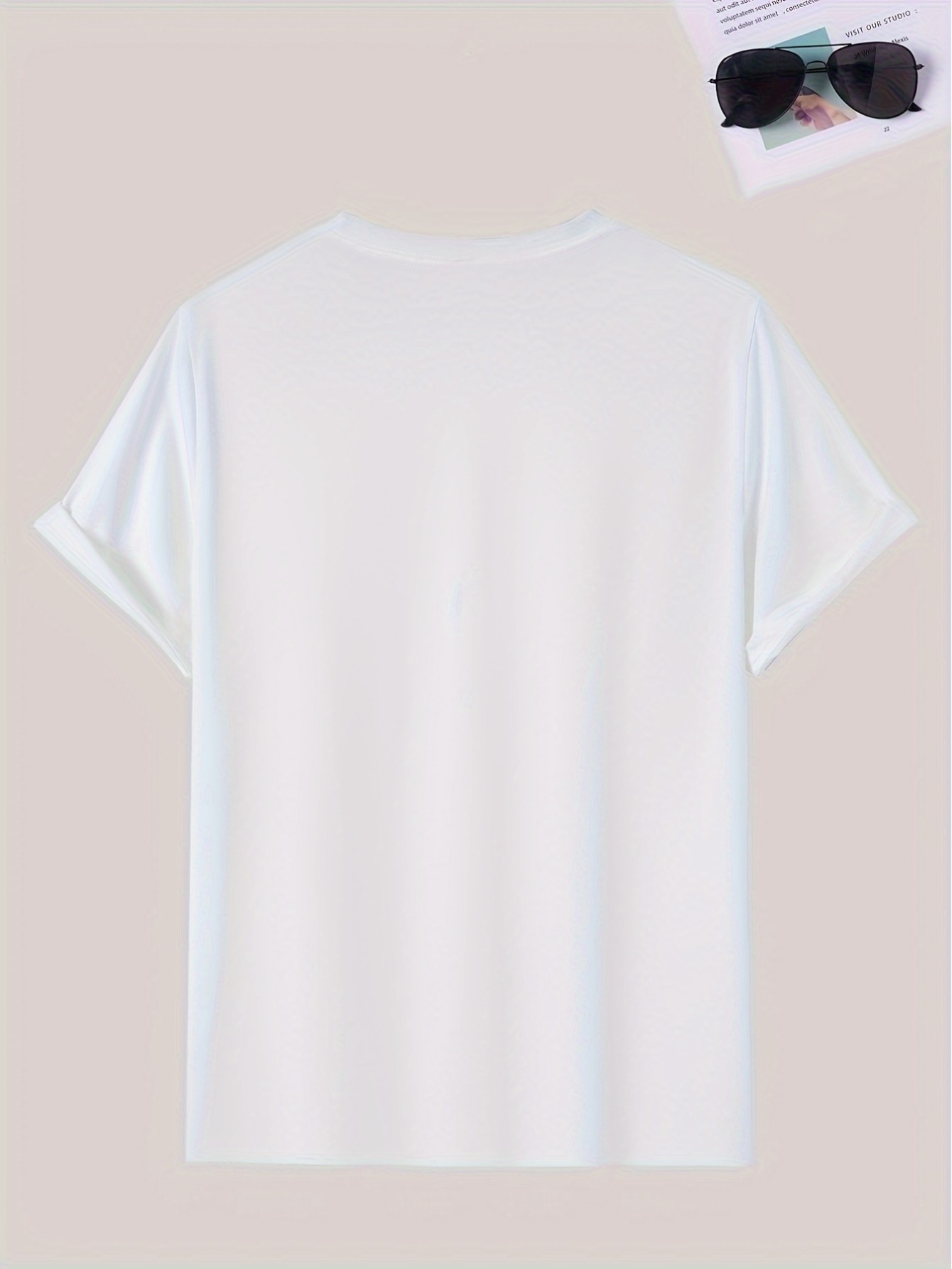 thumbnail image 2 of [Creative Print, Men's Tee] Versatile Creative Print Men's Short Sleeve T-Shirt - Casual Round Neck Top, Comfortable Tee, Spring& Summer Collection, 2 of 5