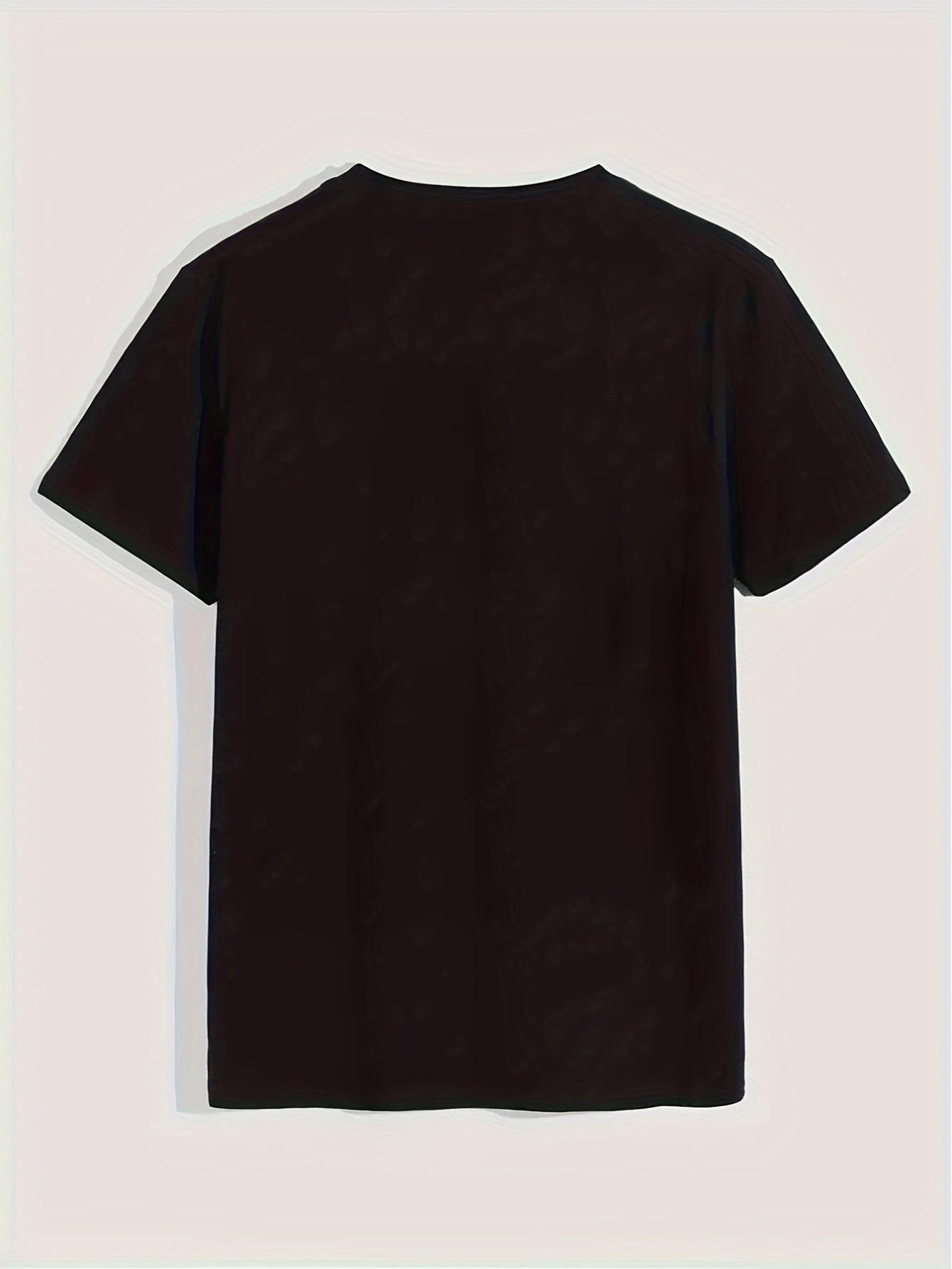 thumbnail image 5 of [Faith Letter Applique Tee] Comfortable Faith Letter Applique Men's T-Shirt , Crew Neck, Summer Casual, 5 of 7