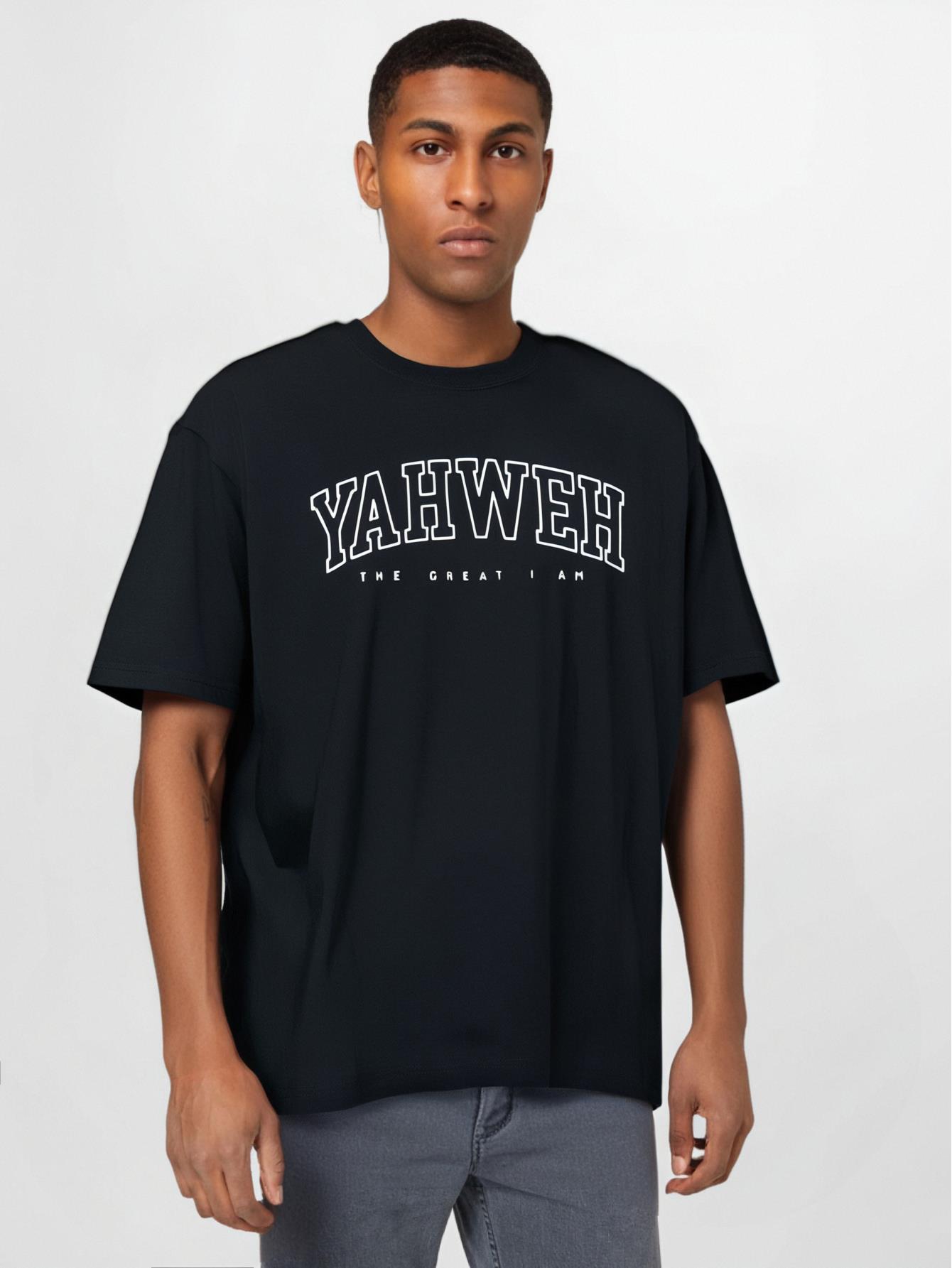 thumbnail image 1 of The Great I Am" Men's T-Shirt - Comfortable & Stretchy , Ideal for Summer Outdoor Activities, 1 of 5