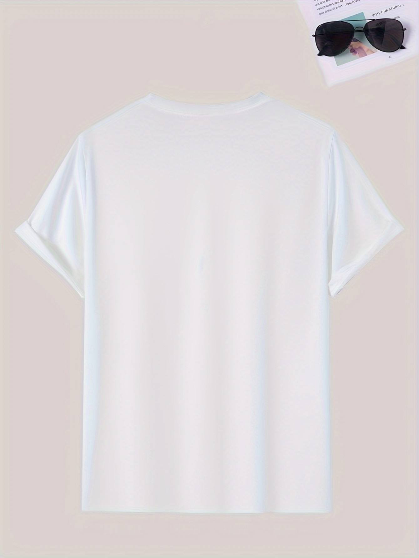 thumbnail image 4 of Engineering Print Summer Short-sleeve, Simple T-shirt For Summer, Men's Round Neck Short-sleeve T-shirt, Casual T-shirt, Casual Comfortable Top, 4 of 7