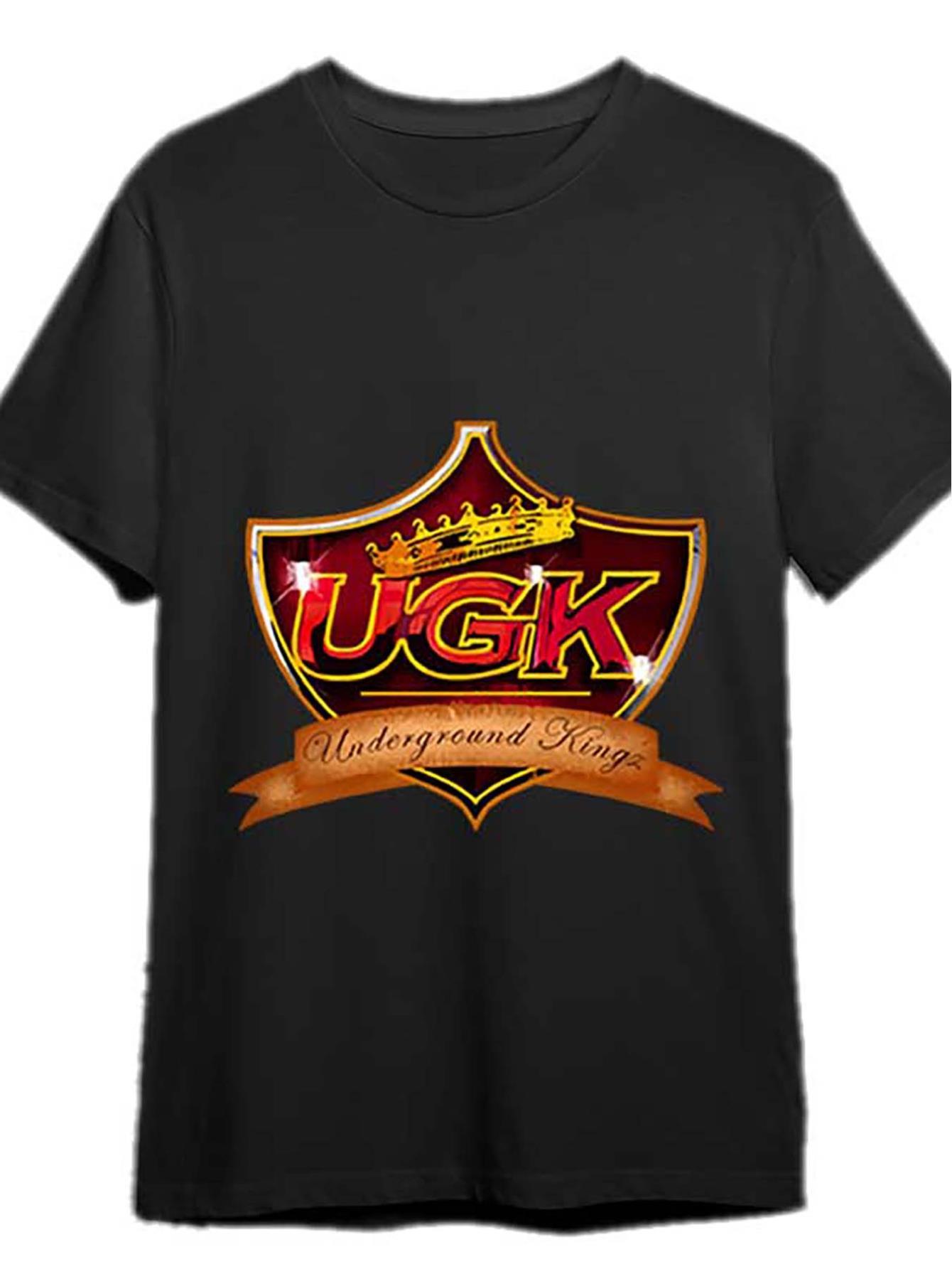 thumbnail image 2 of Ugk Underground Kingz - Ugk Underground Kingz - T-Shirt 338286 funny Men'S Short Sleeve Graphic T-shirt Collection black PR, 2 of 6