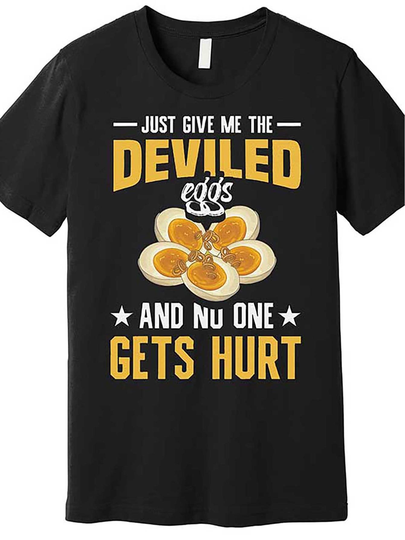 thumbnail image 2 of [Cotton Deviled Eggs Tee] Funny Cotton T-Shirt - Men's Premium Deviled Eggs Graphic Tee for Everyday & Casual Wear, 2 of 6