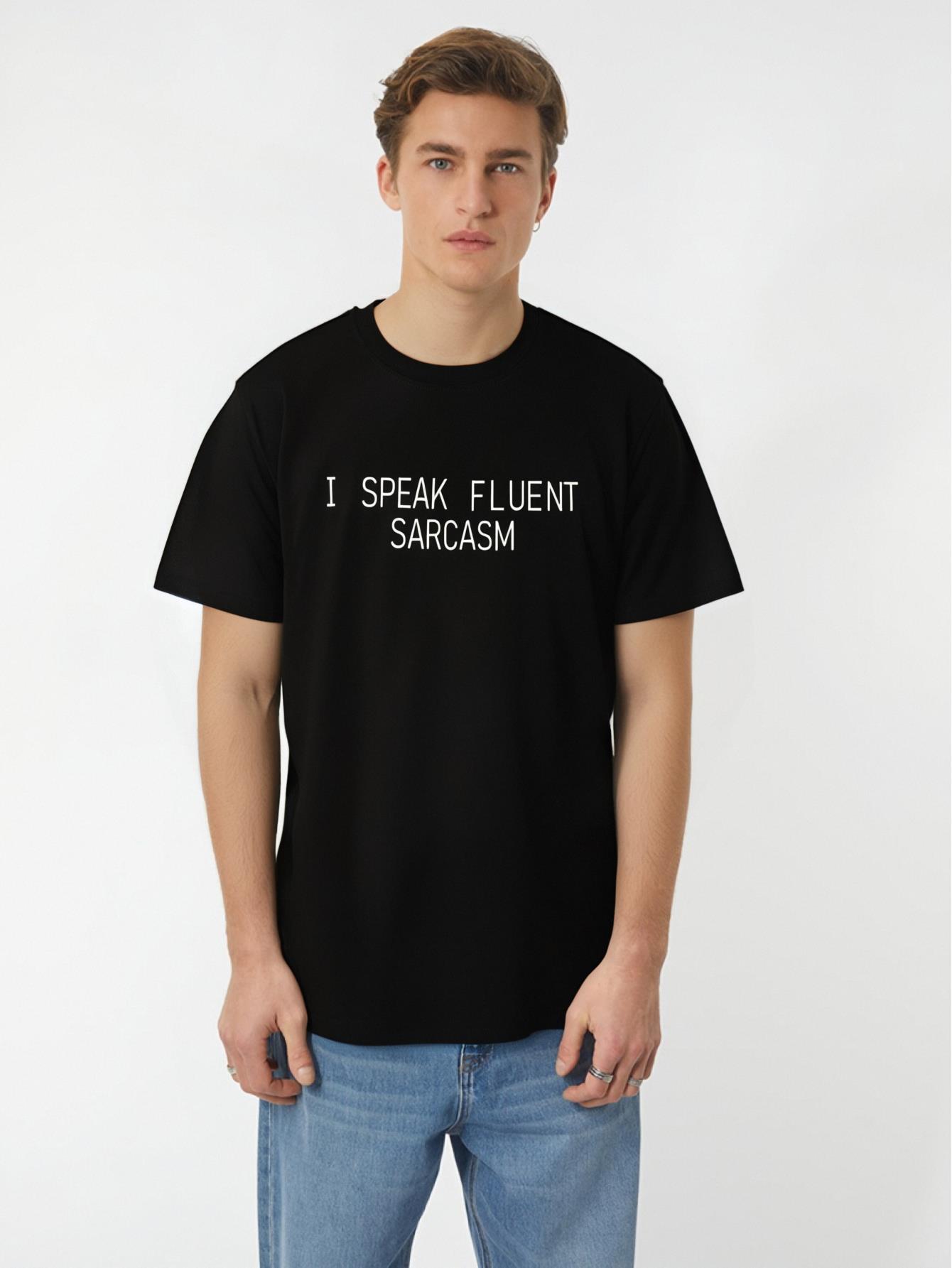 thumbnail image 1 of Men's Casual Slightly Stretch "ADHD" Graphic Tee, Male Clothes for Summer and Spring, 1 of 7