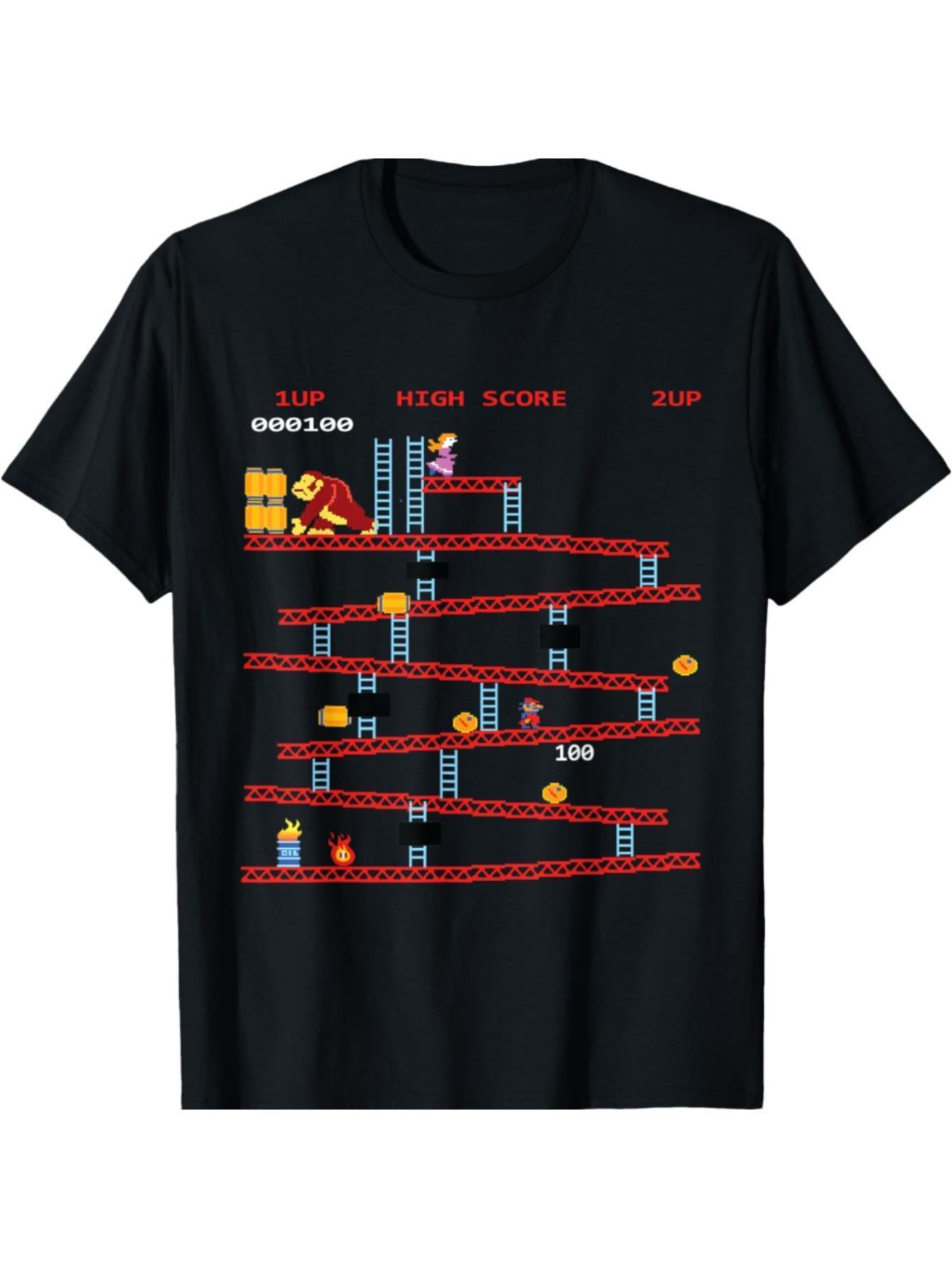 thumbnail image 2 of Gaming Arcade Retro Video Game Console Vintage Gamer Gifts T-Shirt Tee For Adult, Men, Women, Teen, Teenager, Adolescent,Youth, 2 of 5