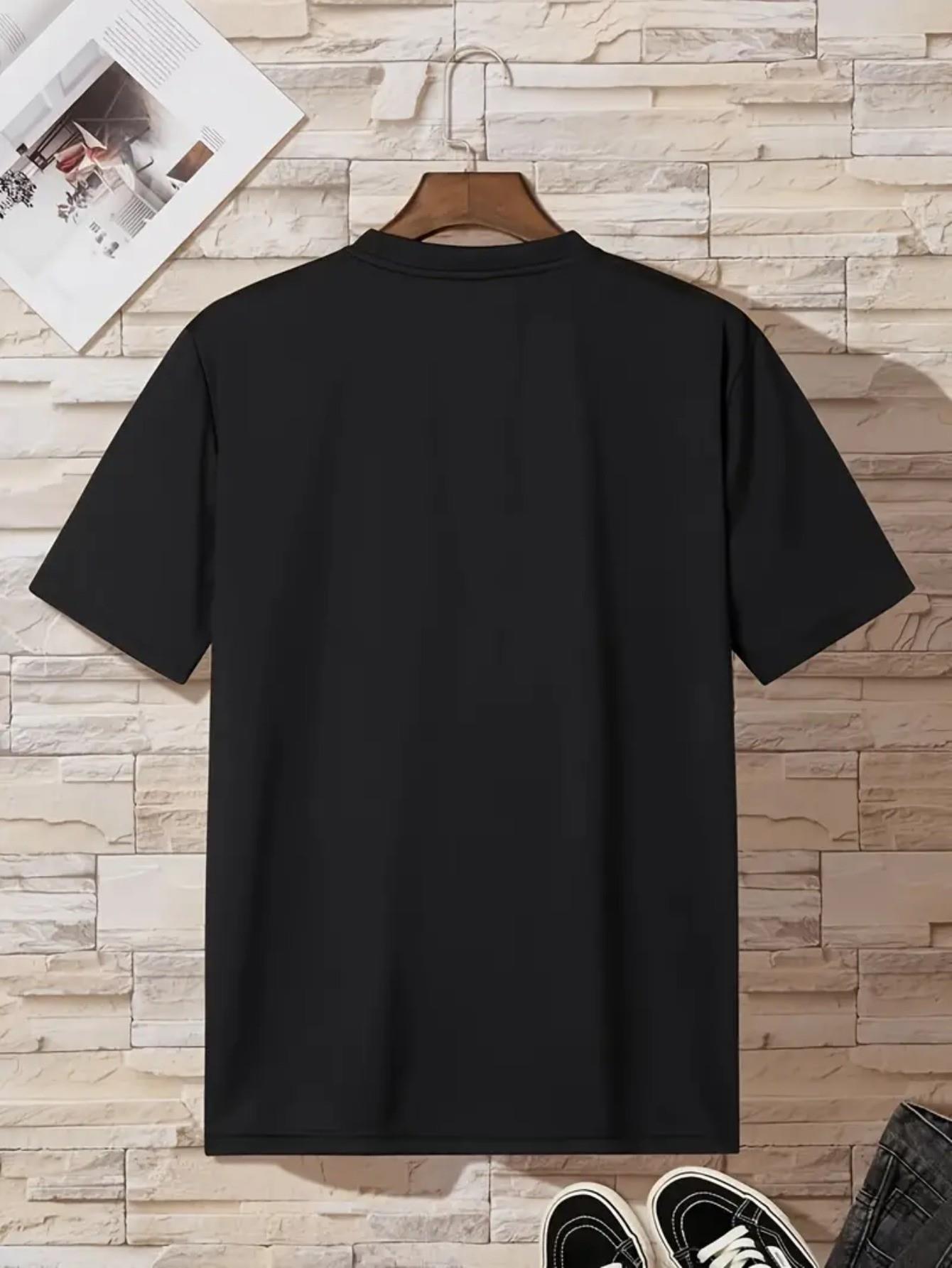 thumbnail image 4 of Men'S Spades A Print T-Shirt, Casual Crew Neck, Slight Stretch, Summer Fashion Short-Sleeve Tops, Regular Fit, 4 of 7